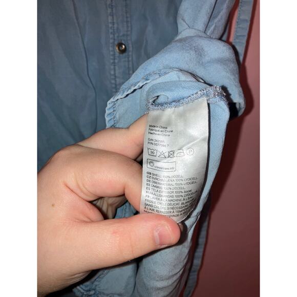 H&M Chambary button front dress size 2 - Picture 4 of 5